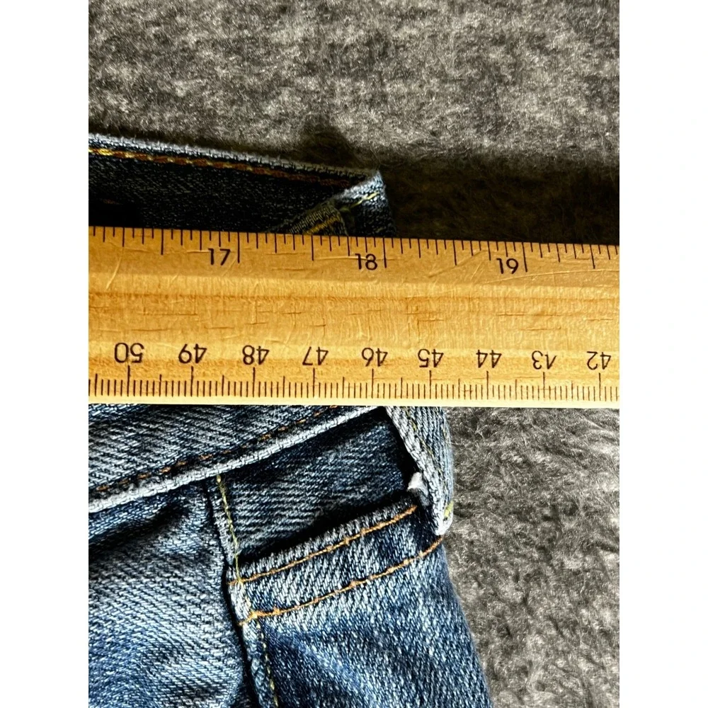 Lucky Brand 361 Vintage Straight Mens Blue Jeans 36x32 Medium Wash Stretch Denim